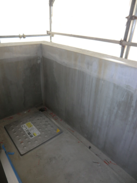 グランパシフィック木川東のバルコニー