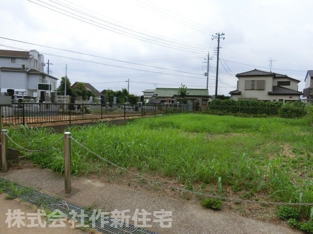 八千代市吉橋　売地　建築条件なし　整形地の外観