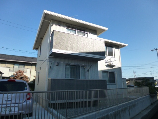 倉敷市福島のアパートの外観