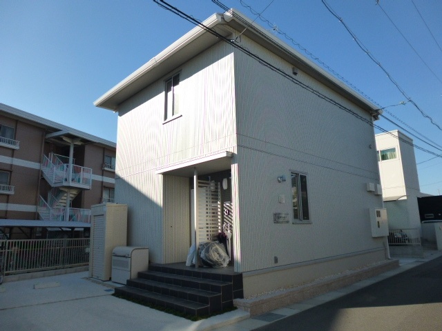 倉敷市福島のアパートの外観