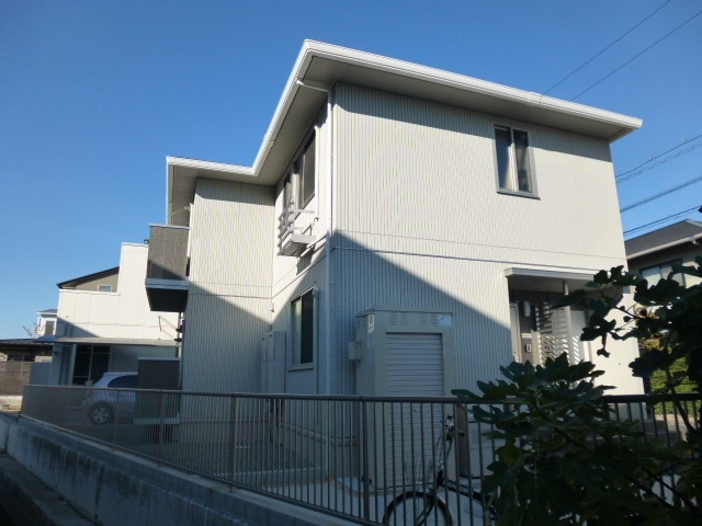 倉敷市福島のアパートの外観