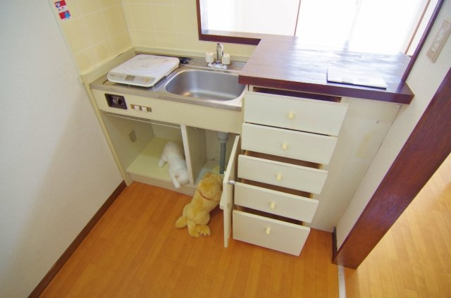ライフパルのキッチン|写真は別部屋のもの、イメージ