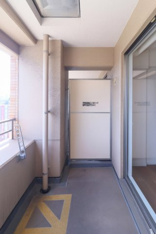 クレアウォーターマーク　12階のバルコニー|現状優先です。