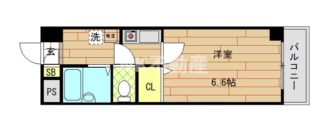 【間取り】 | エトワールヴィルR小阪本町グラッセ（河内小阪賃貸） | 間取りです