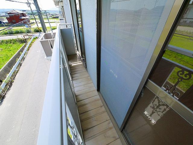 ヴィラ住吉のバルコニー|バルコニー付きです