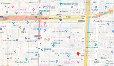【地図】 | ファミール心斎橋EAST