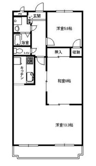 【間取り】 | セジュール妻田