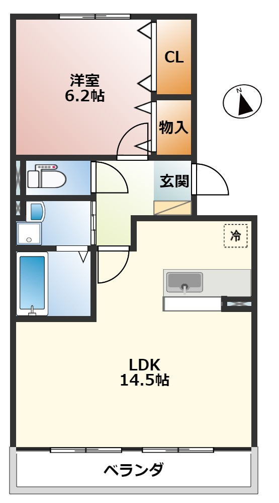 ラフィーネ・DuOの間取り