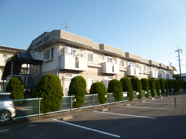 倉敷市笹沖のアパートの外観