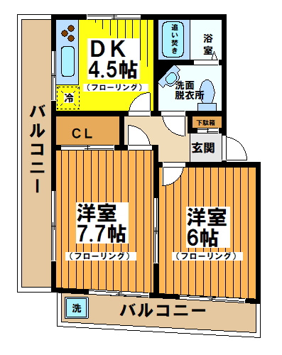 【間取り】 | VISTA富ヶ谷