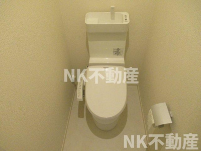 【トイレ】 | サン・メゾンC棟（東花園賃貸） | ゆったりとした空間のトイレです