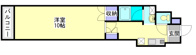 MJ上町第一の間取り|01号