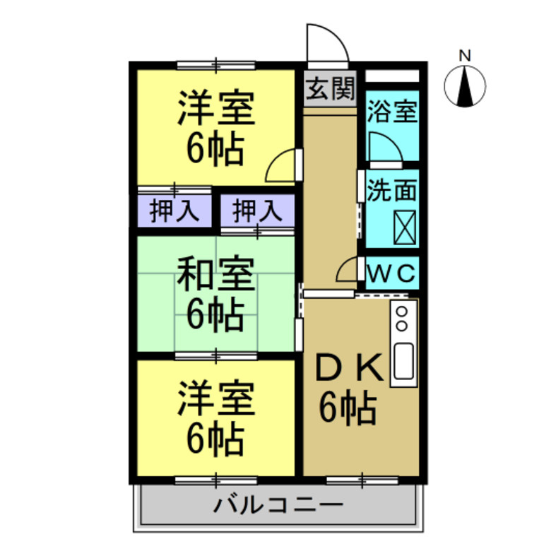 アーバン208の間取り