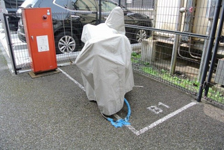【その他共用部分】 | 敷地内にバイク置き場を完備しています！バイクがあれば通勤・通学、お買い物にも便利です♪