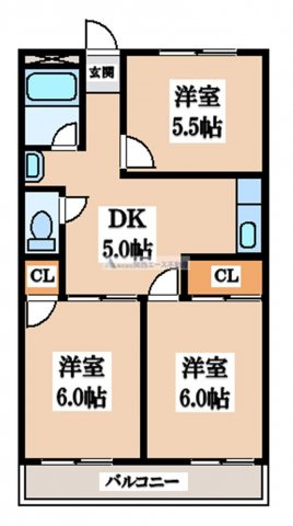 【間取り】 | 第一高山ハイツ