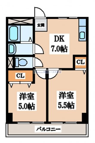 【間取り】 | サンライフ小阪