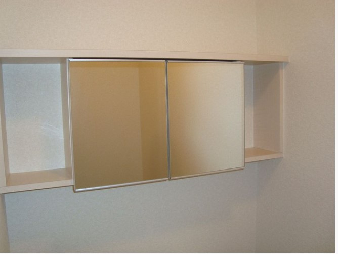 フラワーハウスのトイレ|トイレ戸棚