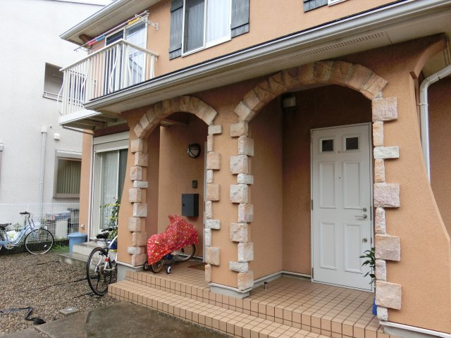 稲毛区稲毛町５丁目　一棟アパート　満室　区画整理地内の外観|三井ホーム施工　お洒落な外観です。