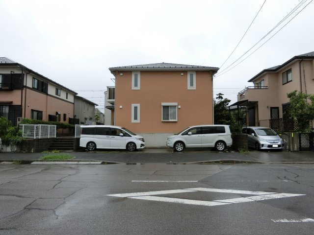稲毛区稲毛町５丁目　一棟アパート　満室　区画整理地内の外観|前面は約１２ｍ公道