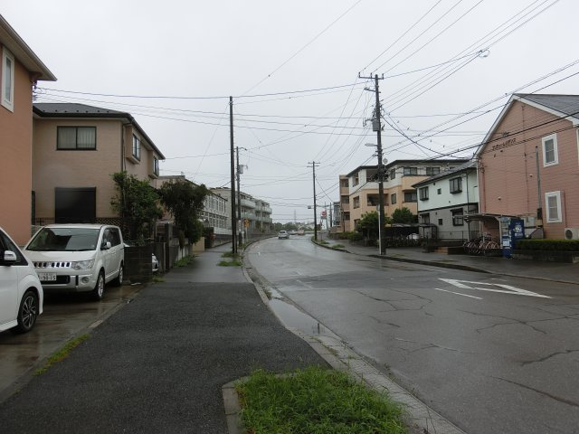 稲毛区稲毛町５丁目　一棟アパート　満室　区画整理地内の外観|前面道路