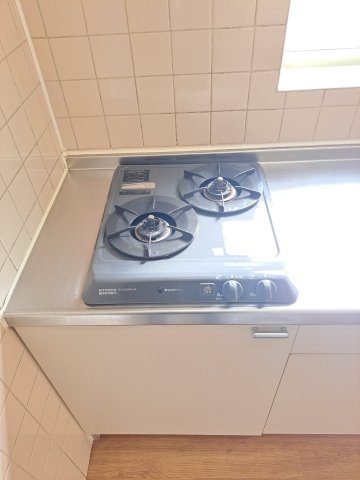【キッチン】 | ファミーユ船橋 | ガスコンロ付きです