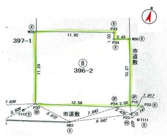 箕面市桜井2丁目　土地