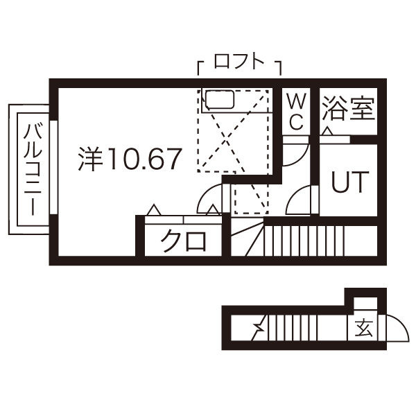 アネックス・メープル高松の間取り