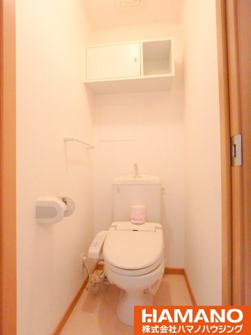 ペアハウスヒロセＧのトイレ|トイレもきれいです