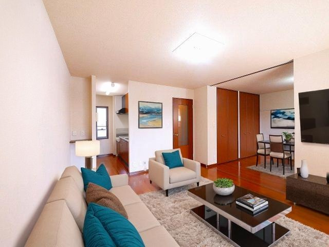 フリージア大安寺の居間・リビング|CGで家具等を配置したもので家具等は含まれません