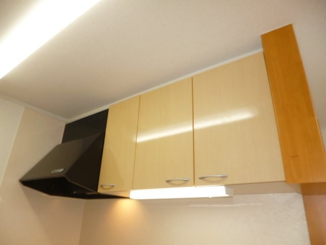 フェリーチェルーナのキッチン|キッチン上収納