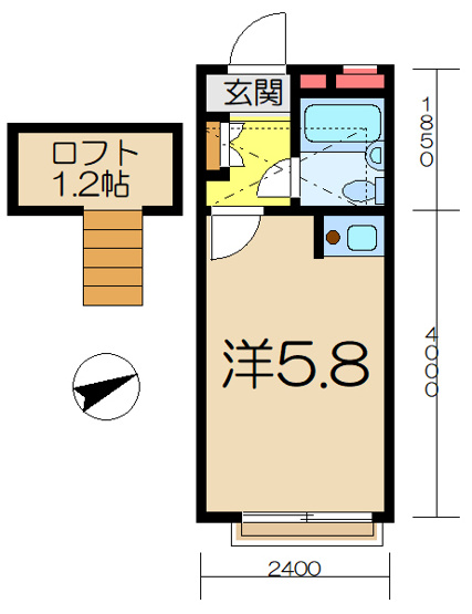【間取り】 | スカイピア弘明寺