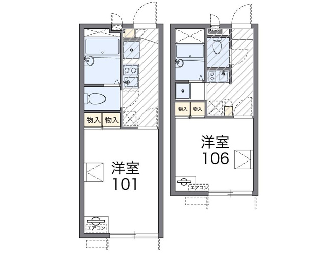 【間取り】 | イースト Ⅱ