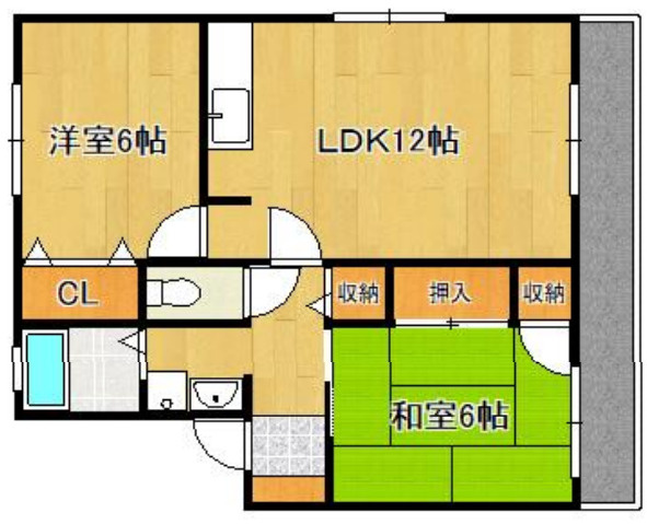 ベガ堀町の間取り