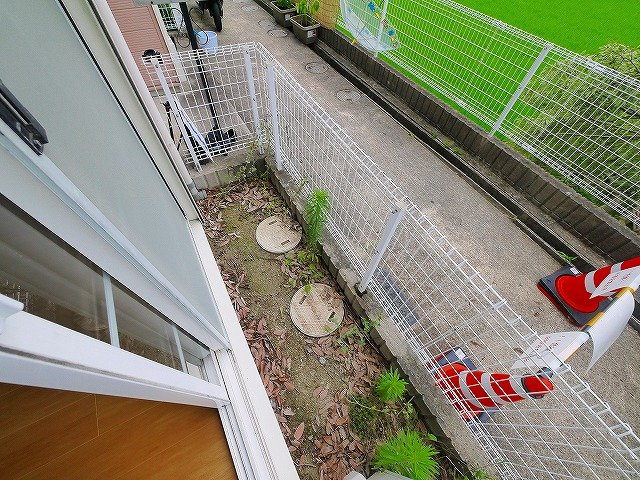 グリーンコーポＵのバルコニー|落ち着いた時間を過ごせるバルコニーです