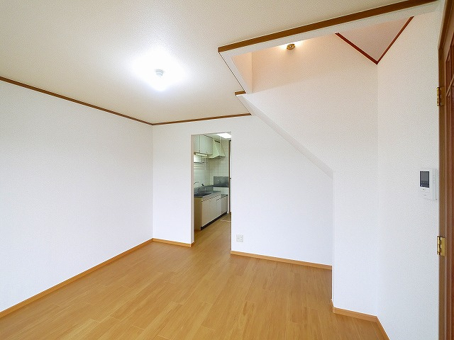 グリーンコーポＵの居間・リビング|使いやすいリビングです