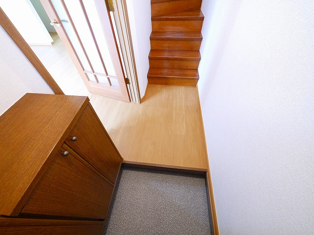 グリーンコーポＵの玄関|毎日通る玄関はこちらです