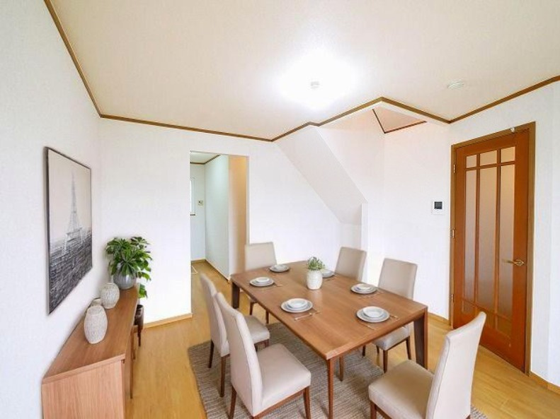 グリーンコーポＵの居間・リビング|CGで家具等を配置したもので家具等は含まれません