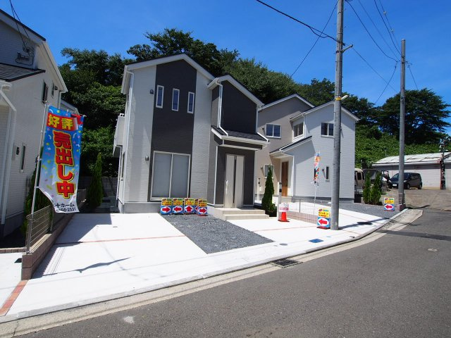 保土ヶ谷区今井町　全４棟新築戸建て　の外観|敷地はゆとりの約44坪。