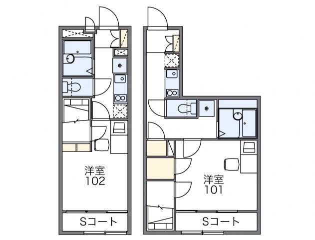 【間取り】 | リビングメイト学園前