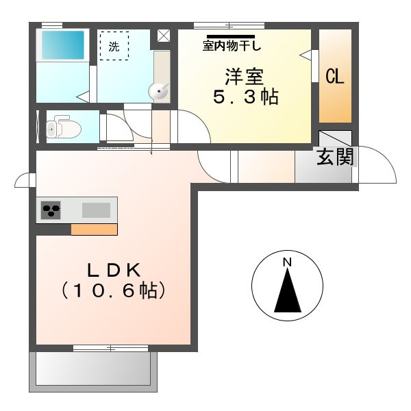 倉敷市福島のアパート