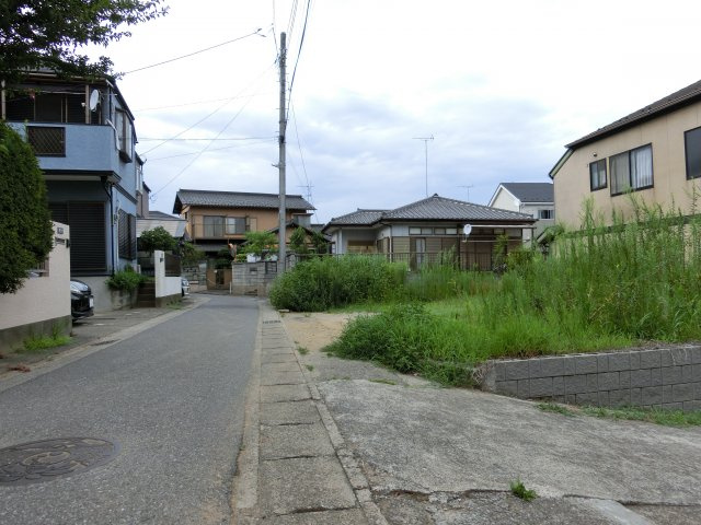 花見川区長作町　売地　約３２坪　南西角地　建築条件なしの外観
