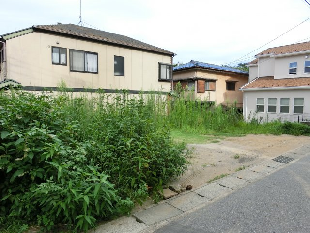 花見川区長作町　売地　約３２坪　南西角地　建築条件なしの外観