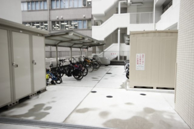 【その他共用部分】 | アクシオン大手門プレミアム | 駐輪場です。