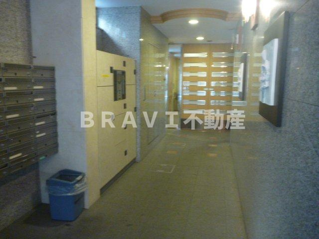 セントアミール南久宝寺　BRAVI不動産のエントランス|落ち着いたエントランスです