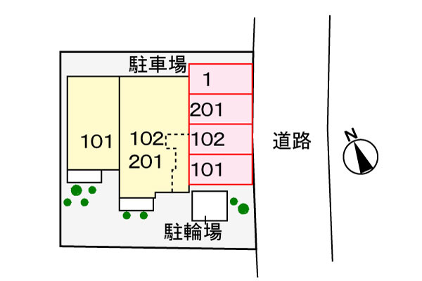 フレーシュメゾンの区画図