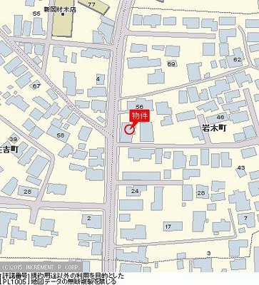 【地図】 | ハイムいわきA棟