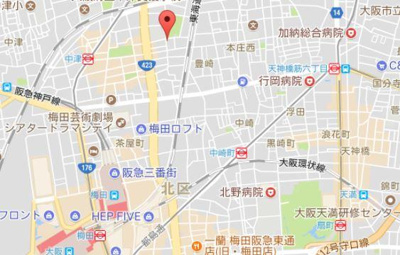 【地図】 | メゾン北梅田