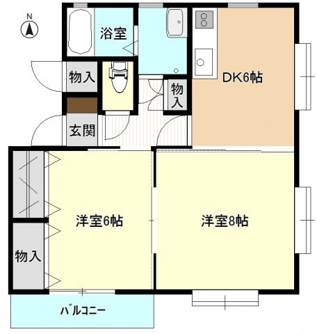 【間取り】 | エソールB