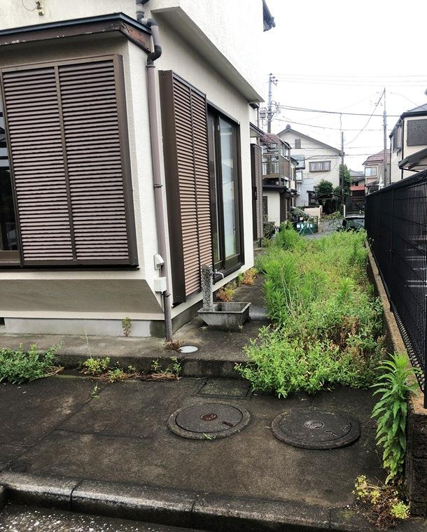 和泉が丘戸建の庭