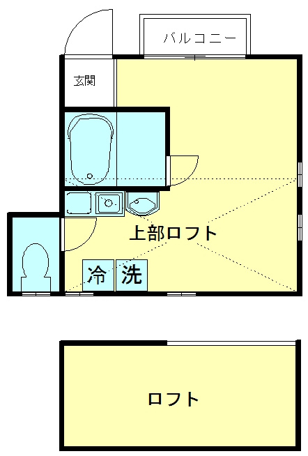 ヴィラ　ペティットの間取り